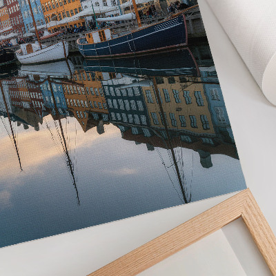 Plakat na płótnie Kolorowy port