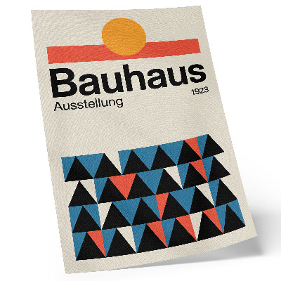 Plakat na płótnie Bauhaus geometria