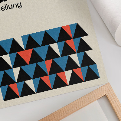 Plakat na płótnie Bauhaus geometria