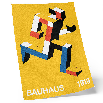 Plakat na płótnie Bauhaus design