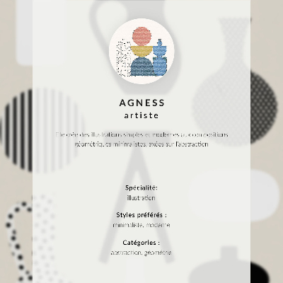 Nowoczesna grafika na płótnie Geometryczny minimalizm