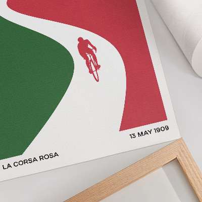 Plakat na płótnie Kontrastowe kolory dynamiczny minimalistyczny styl