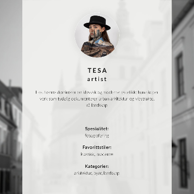 Plakat ścienny Miasto o zmierzchu