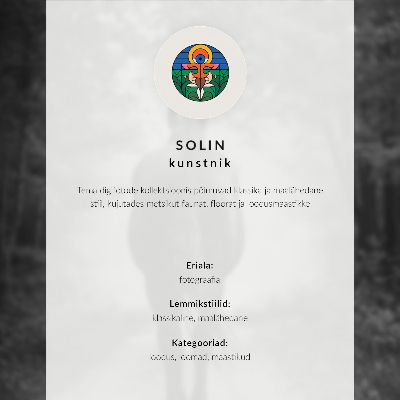 Plakat z teksturą płótna Koń w lesie