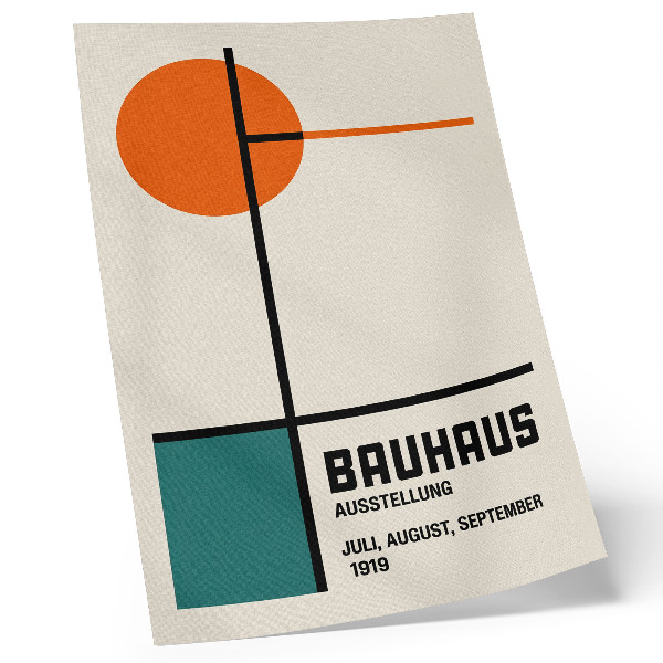 Plakat ścienny Styl Bauhaus