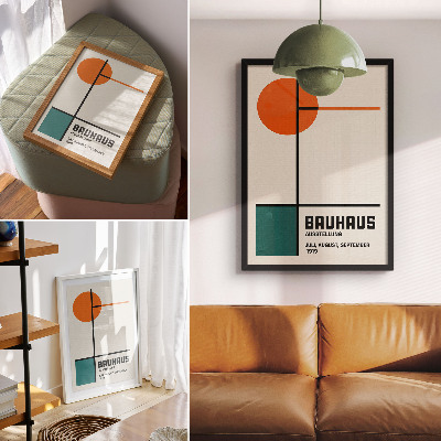 Plakat ścienny Styl Bauhaus