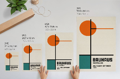 Plakat ścienny Styl Bauhaus