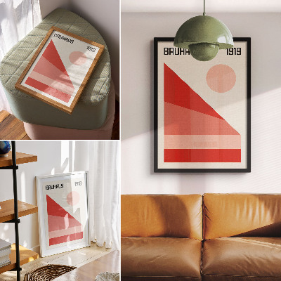 Nowoczesna grafika na płótnie Geometryczna kompozycja nowoczesny minimalizm