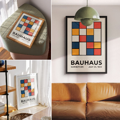 Plakat na płótnie Geometryczne kształty w minimalistycznym stylu