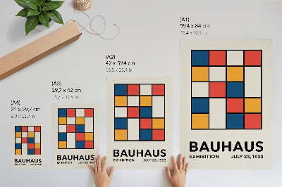 Plakat na płótnie Geometryczne kształty w minimalistycznym stylu