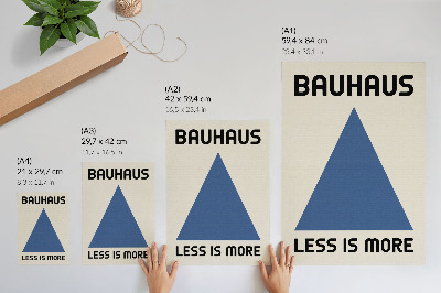 Plakat ścienny Styl Bauhaus dominuje geometryczna prostota