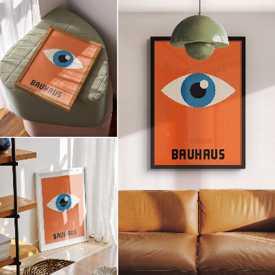 Plakat na płótnie Oko Bauhaus
