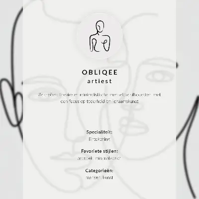 Plakat na płótnie minimalistyczna kompozycja z konturem kobiety w stylu elegancja