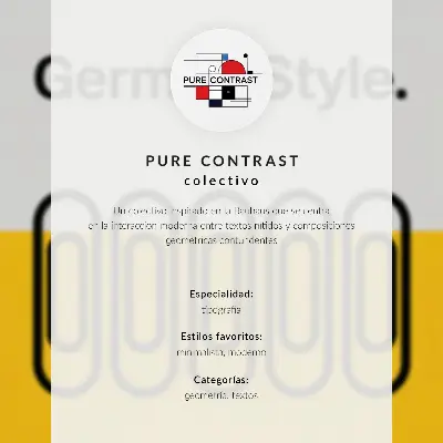 Plakat z teksturą płótna styl geometryczny z literą i kolorowymi kroplami