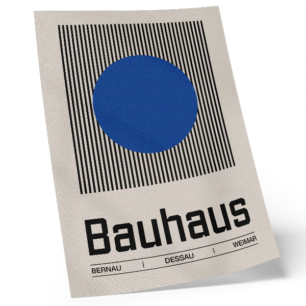 Plakat na płótnie Design Bauhaus