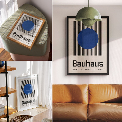 Plakat na płótnie Design Bauhaus
