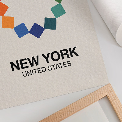 Plakat ścienny New York ilustracja
