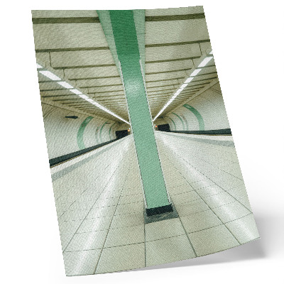 Plakat z teksturą płótna Metro tunel
