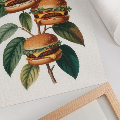 Plakat ścienny Burgerowe drzewo