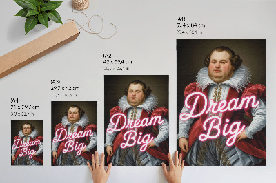 Nowoczesna grafika na płótnie Dream Big
