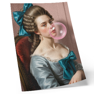 Nowoczesna grafika na płótnie Kobieta retro