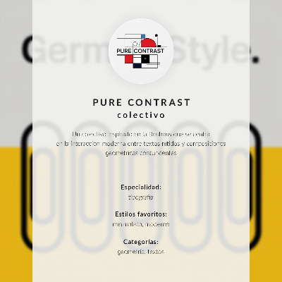 Plakat ścienny Typograficzna kompozycja