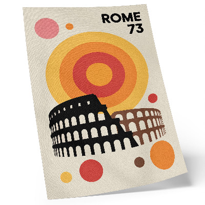 Plakat ścienny Retro Rzym