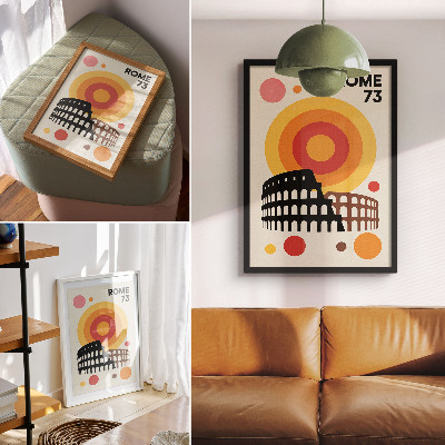 Plakat ścienny Retro Rzym