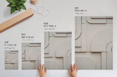 Plakat na płótnie Geometryczne kształty nowoczesna kompozycja elegancja