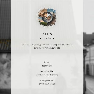 Plakat ścienny Wieża i dach