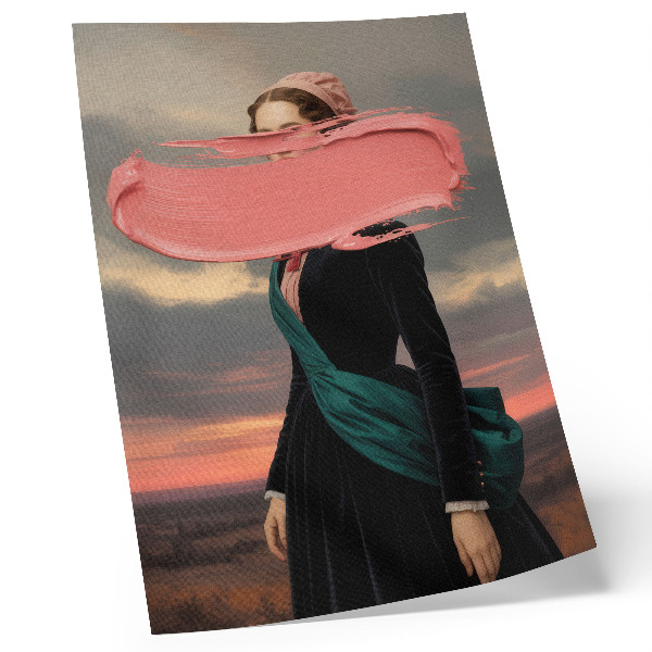 Plakat na płótnie Różowy surrealizm