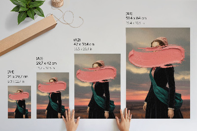 Plakat na płótnie Różowy surrealizm