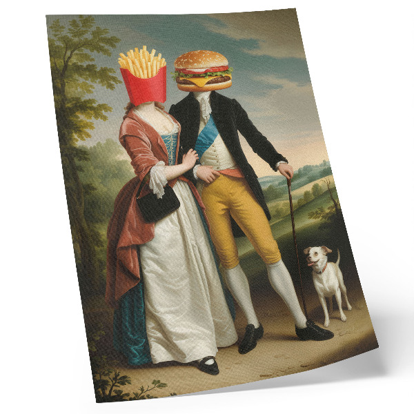 Plakat ścienny Sztuka jedzenia