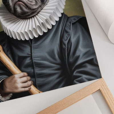 Nowoczesna grafika na płótnie Pies arystokrata