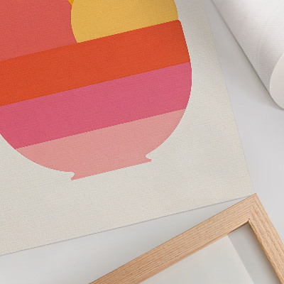 Plakat ścienny Minimalistyczne lody