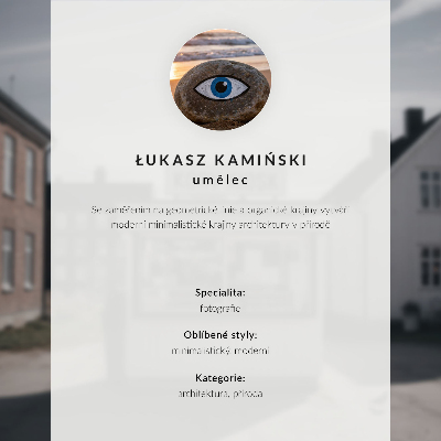 Plakat ścienny Spokojna scena