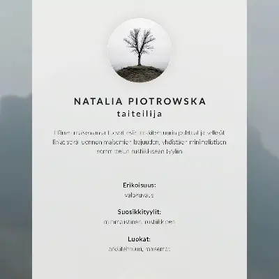 Plakat z teksturą płótna drewniana chata w stylu minimalistycznym nad wodą