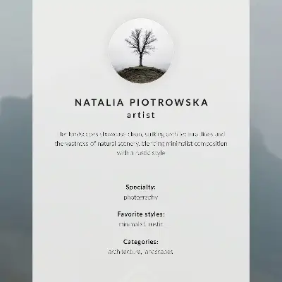 Plakat z teksturą płótna drewniana chata w stylu minimalistycznym nad wodą