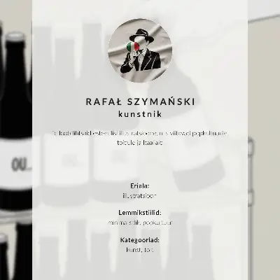 Plakat z napojem Aperol na pomarańczowym tle z teksturą płótna