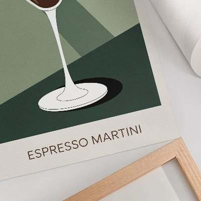 Nowoczesna grafika na płótnie Martini grafika