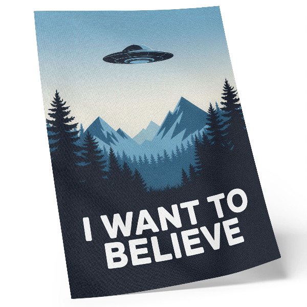 Plakat na płótnie Plakat UFO