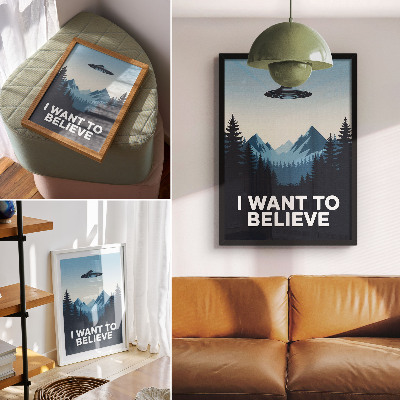 Plakat na płótnie Plakat UFO