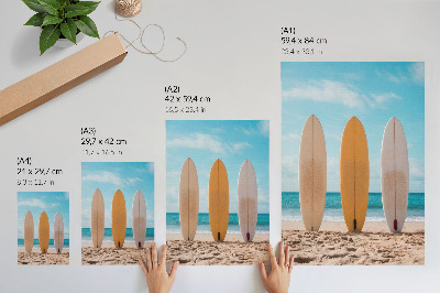 Plakat ścienny Surfing plaża
