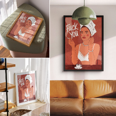 Plakat na płótnie Pewna siebie