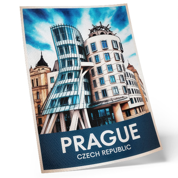 Plakat ścienny Architektura Praga