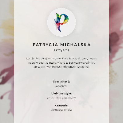 Nowoczesna grafika na płótnie Tęczowa postać