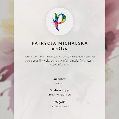 Nowoczesna grafika na płótnie Tęczowa postać