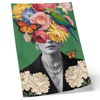Plakat na płótnie Kwiatowa wizja