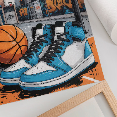 Nowoczesna grafika na płótnie Sportowa energia
