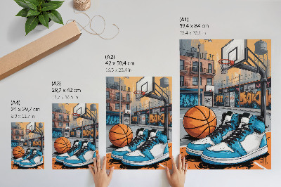 Nowoczesna grafika na płótnie Sportowa energia